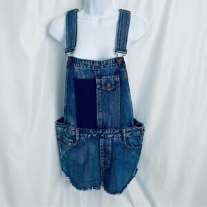 Pull&Bear Jean Overall Shorts Size Medium/28
